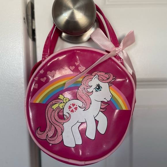 H&M Handbags - Pink My Little Pony purse with ribbon Hasbro and H&M colab